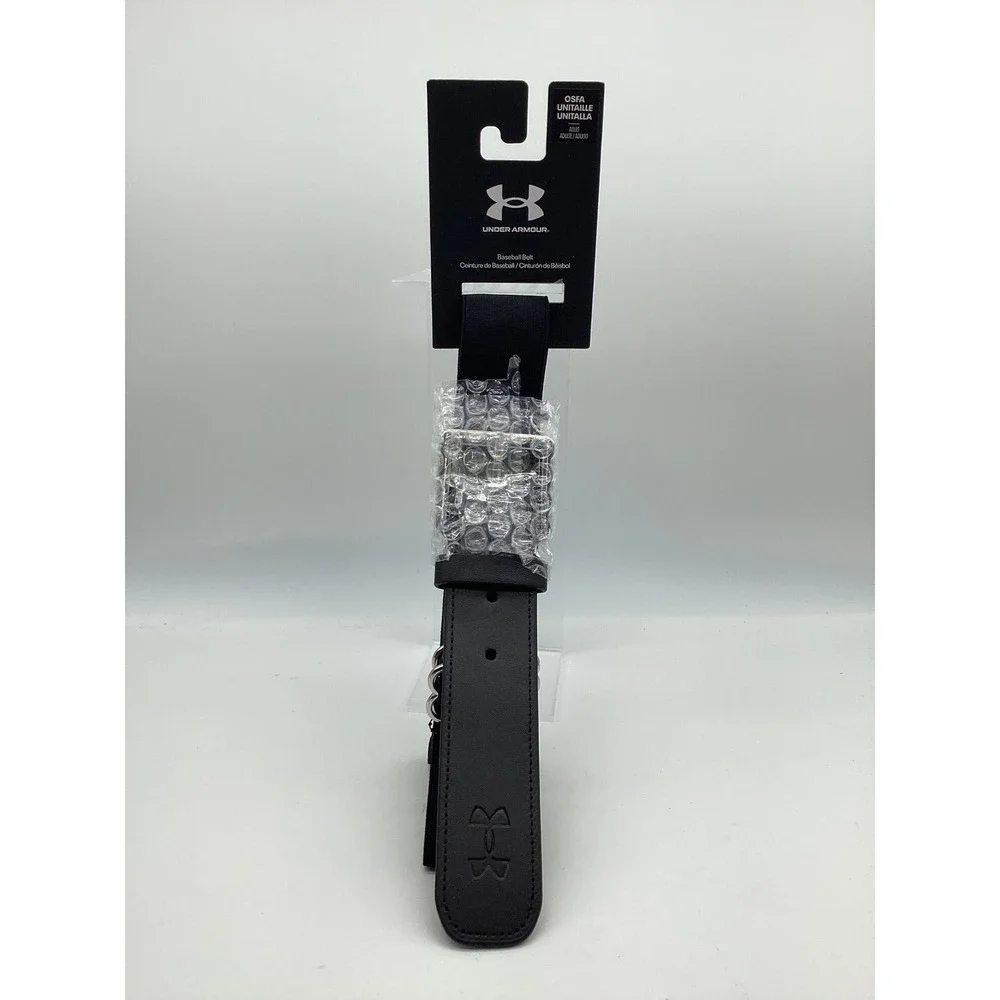 Under Armour Baseball Black Belt Elastic Adjustable OSFA Adult‎
